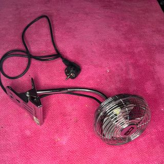 Ventilador flexible con pinza y cable