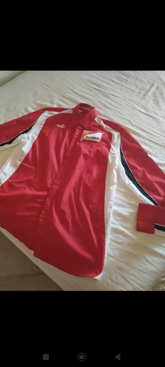 Camicia uomo Ferrari Puma maniche lunghe