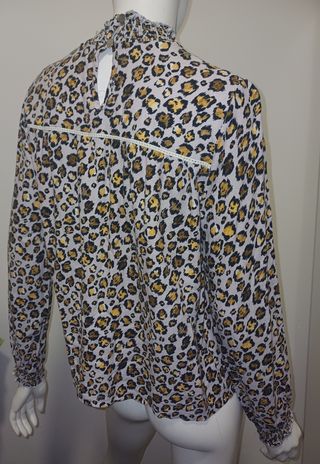 Blusa Geisha Estampado Animal Print Talla 13-14a