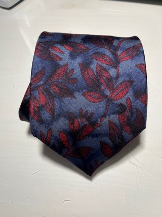 Corbata vintage de seda hecha en Barcelona 