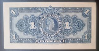 1 Peso Oro Colombia 1954