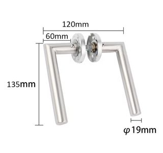 Manetas de puerta de acero inoxidable