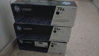 HP LaserJet 304A Cartuchos Toner Negro y Cyan 