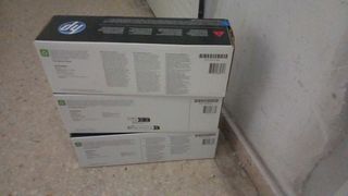 HP LaserJet 304A Cartuchos Toner Negro y Cyan 