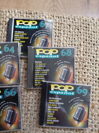 Lote CDs Pop Español Años 60.