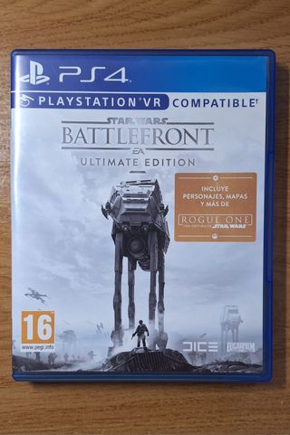 Juego PS4 StarWars Battlefront Ult.Ed. + Rogue One