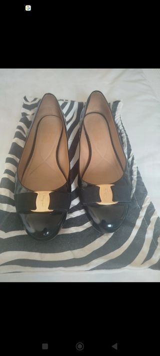 Salvatore Ferragamo Zapatos Negros Mujer
