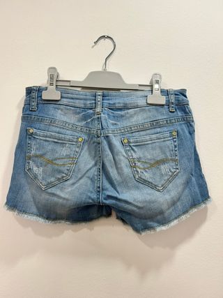 Vaqueros cortos vaqueros con encaje