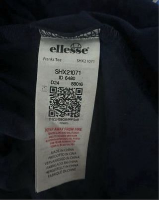 Talla L. Camiseta manga corta de algodón ELLESSE