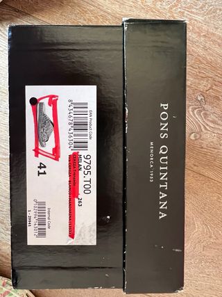 Sandalias Pons Quintana Rojas Talla 41