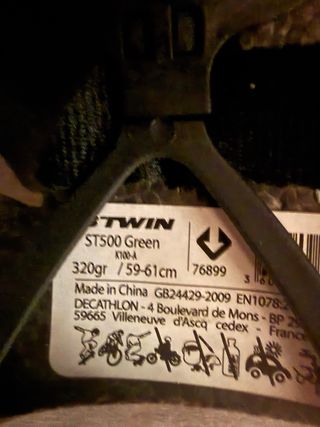 Casco Bicicleta Rockrider Verde