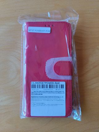 Custodia rossa per Moto E7 Power