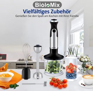 Batidora de mano 1200W 5 en 1 turbo