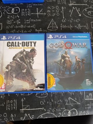 2 Juegos PS4: Call of Duty y God of War