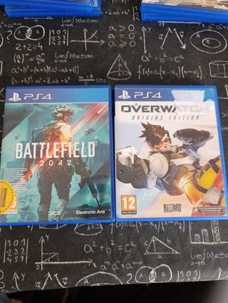 2 Juegos PS4: Battlefield 2042 y Overwatch