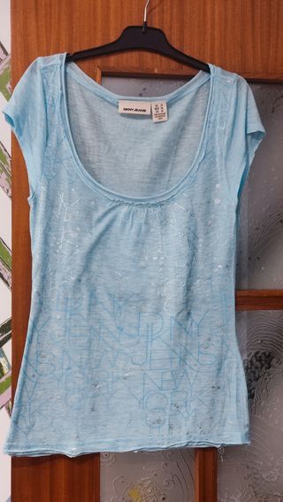 Camiseta DKNY Jeans Nueva York Talla M