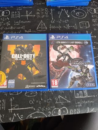 2 Juegos PS4: Call of Duty & Bayonetta/Vanquish