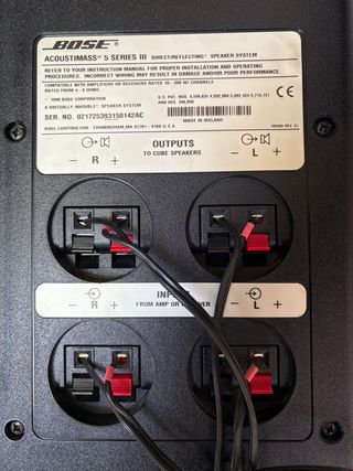 Altavoces subwoofer Bose