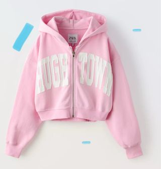 Sudadera Zara niña rosa