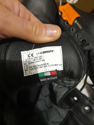 Botas Crispi SWAT Talla 46 Negras En su caja origi