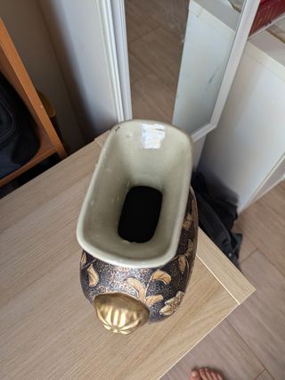Jarrón chino antiguo estilo satsuma