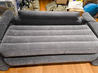 Sofá Cama Hinchable Gris