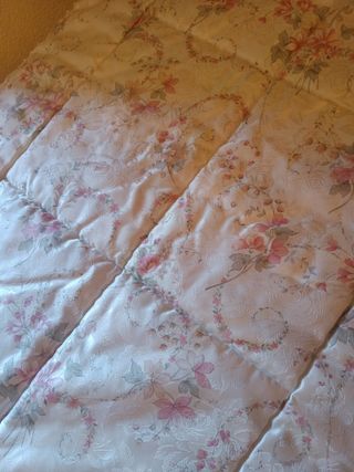 Edredón cama 90 floral poliéster