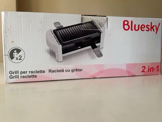 Raclette Bluesky con plancha y bandejas