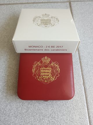 Mónaco 2017 Proof 2€ Moneda Conmemorativa
