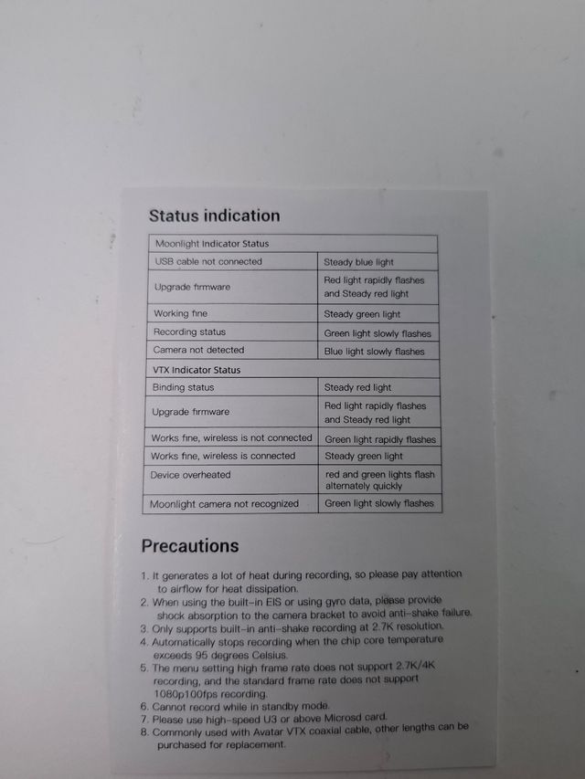 Moonlight Camera 4K CADDCFPV