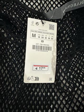 Camiseta Zara Malla rejilla