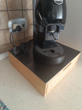 Porta capsule Casa Milano bambù e vetro