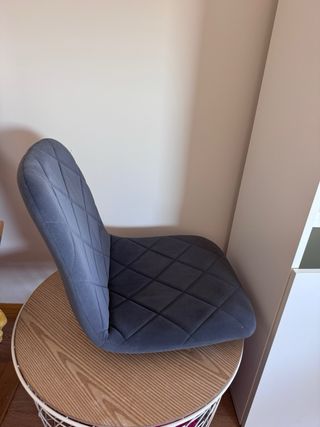 Juego de 4 sillas de comedor grises