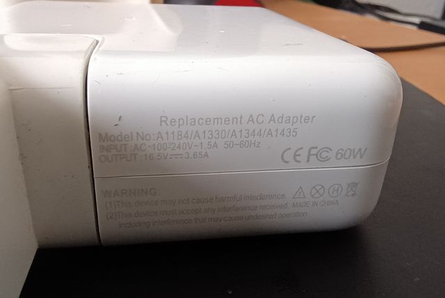 Adaptador de corriente Magsafe MacBook Pro