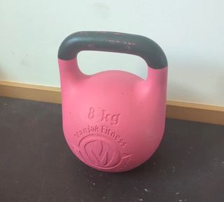 Kettlebell Maniak Fitness 8 kg rosa