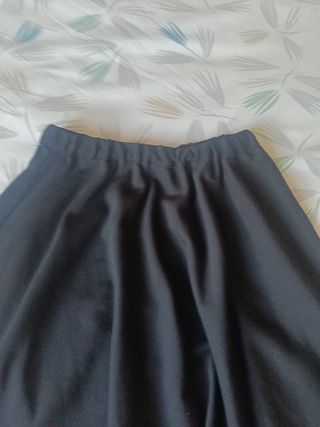 Falda flamenca talla 6 negra niña