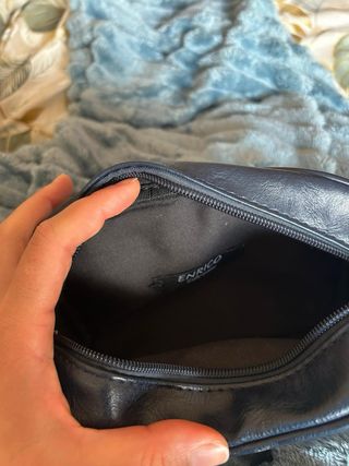 Borsello Coveri Blu con manico