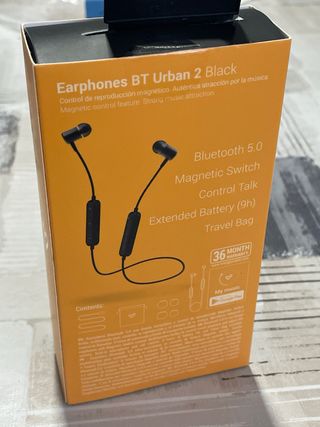 Energy Sistem Urban 2 Auriculares BT Negros