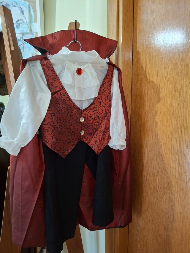 Disfraz Vampiro Niño Talla 3-4 Años