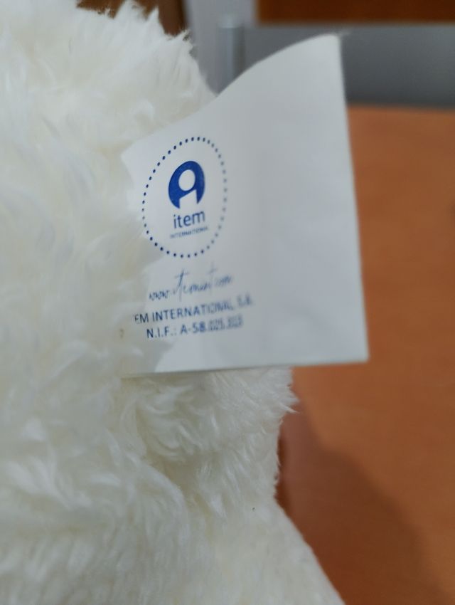 Peluche Oveja Blanco Suave