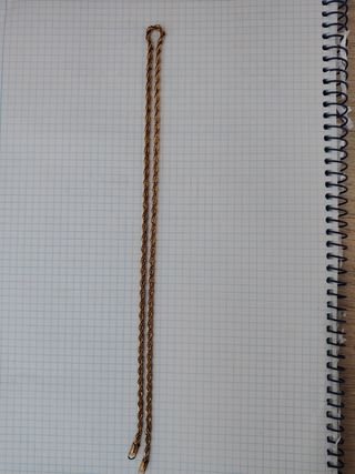 Cordón chapado 18k
