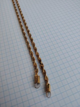 Cordón chapado 18k
