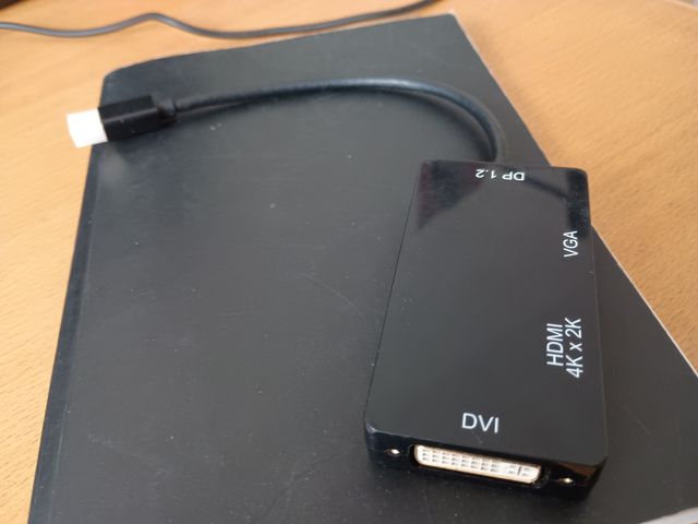 Adaptador Mini DisplayPort a HDMI/VGA/DVI