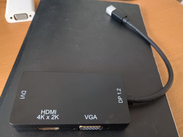 Adaptador Mini DisplayPort a HDMI/VGA/DVI