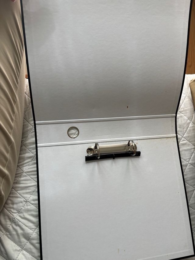 Lote de carpetas con anillas