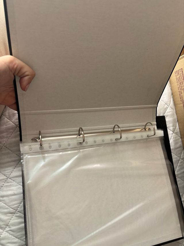 Lote de carpetas con anillas