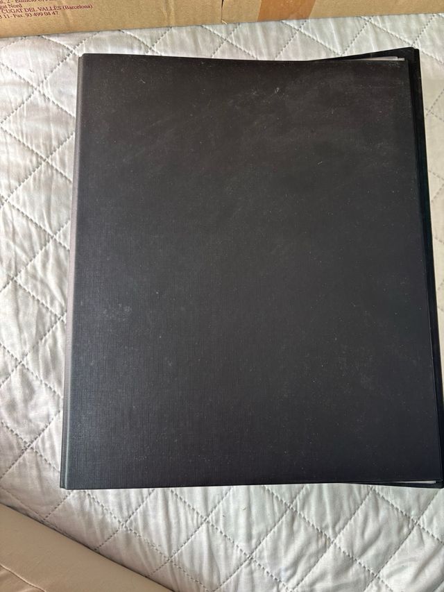 Lote de carpetas con anillas