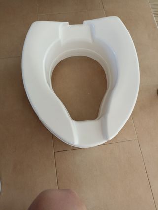 Elevador WC de plástico blanco