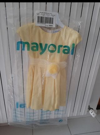 Vestitino Mayoral giallo con fiore