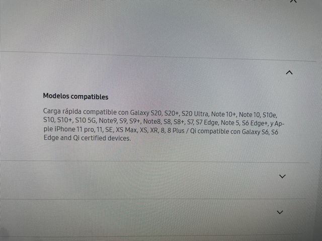 Cargador Inalámbrico Samsung Stand Fast Charge